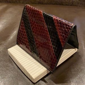 Geoffrey Beene Brown Leather Wallet -NWOT